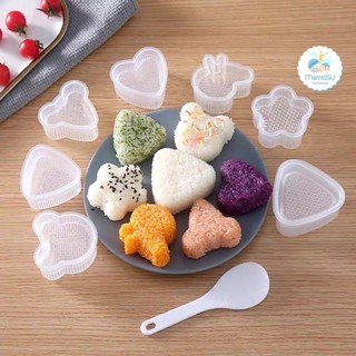 Khuôn làm Cơm Nắm Sushi Onigiri Bento nhiều hình cho bé cho bé ăn dặm -joyhome_official