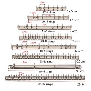 UUMIR Kẹp Sổ Tay a4 / b5 / a5 / a6 / a7 hoops