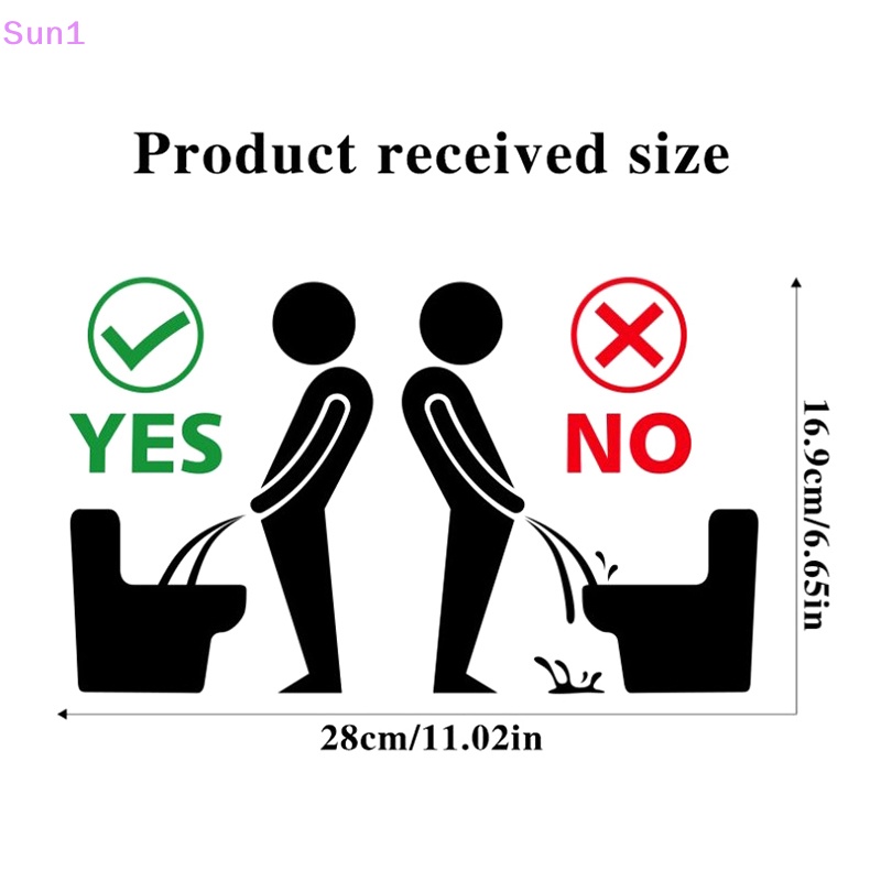 Sun1 > Nhãn Dán toilet Tự Dính Tháo Rời Được Họa Tiết 3d Cá Tính