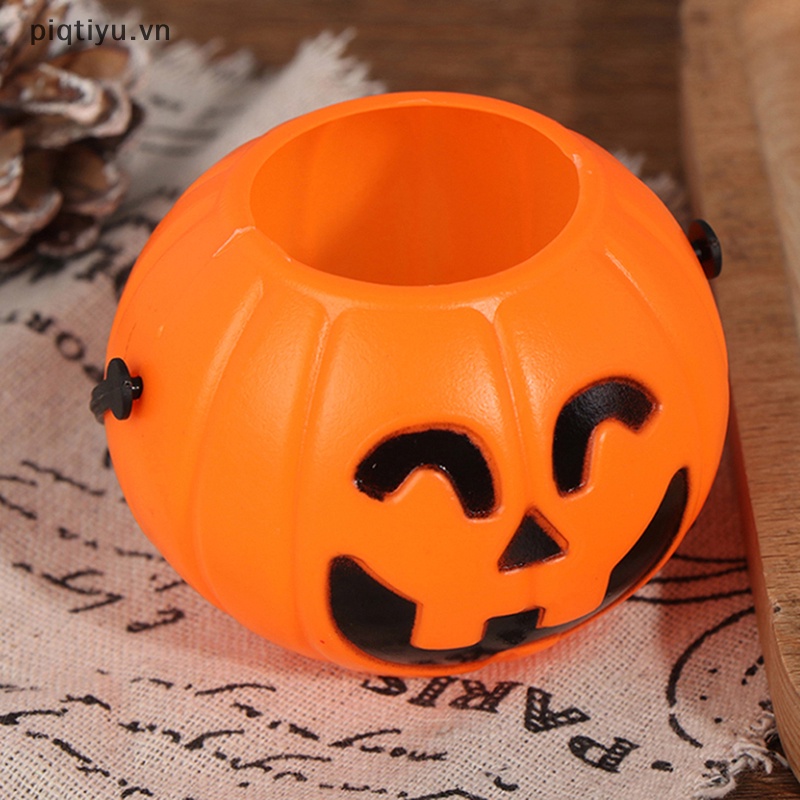 Pp Hộp Nhựa Đựng Kẹo Hình Bí Ngô Trang Trí halloween vn