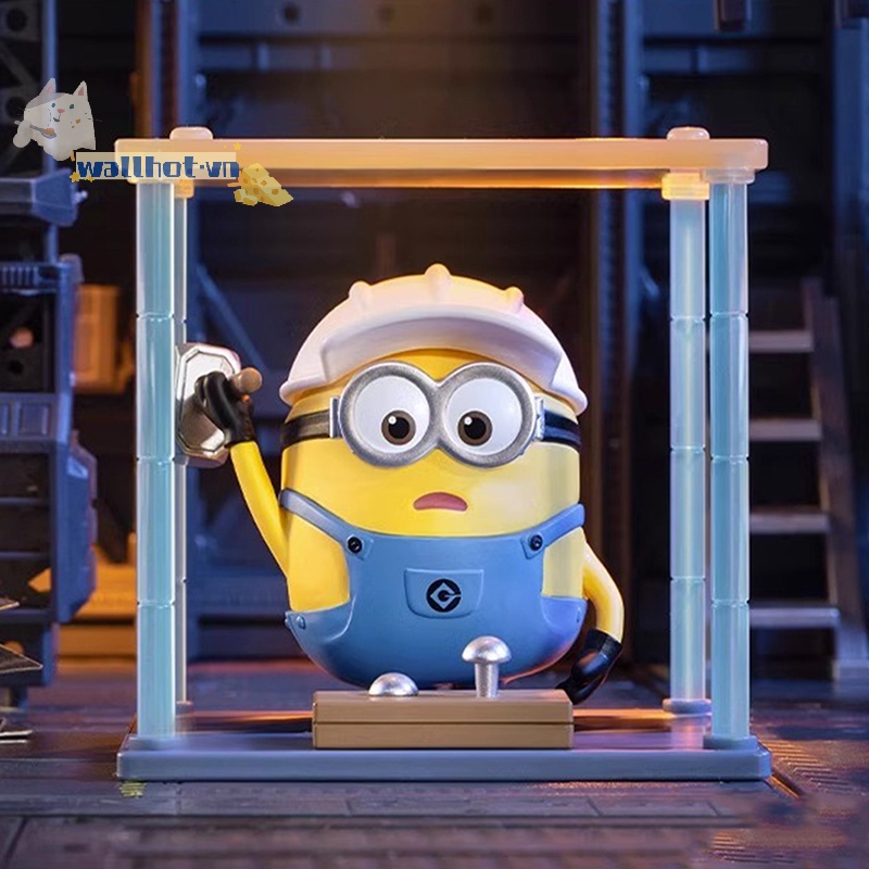 Wallhot > Đồ Chơi Mô Hình Hộp Quà Tặng Sinh Nhật Huyền Bí Mẫu pop mart minions at work