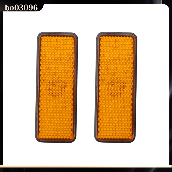 Bo 1 Cặp Đèn led Hình Vuông Phản Quang Chống Nước Gắn Đuôi Xe Máy / Xe Đạp Điện