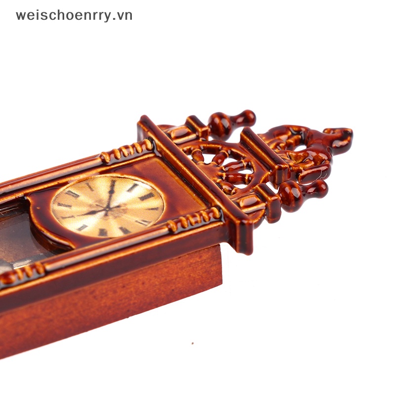 Ww Đồng Hồ Treo Tường Mini Tỉ Lệ 1: 12 Trang Trí Nhà Búp Bê vn