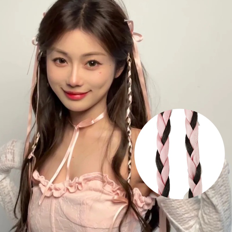 Kẹp Tóc Hình Nơ Ruy Băng Phong Cách Hàn Quốc Ngọt Ngào Cho Nữ