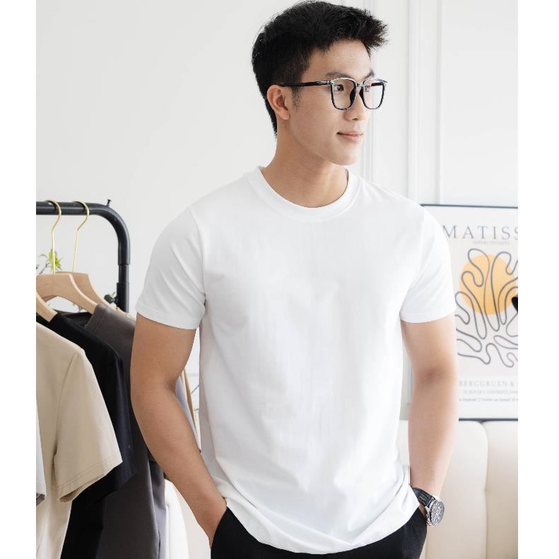 Áo thun nam Atrastino Basic 5 màu, vải Cotton cao cấp, co giãn