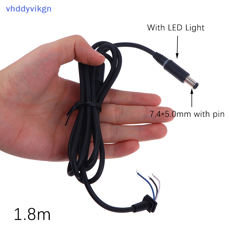 Phù Hợp Cáp Sạc laptop dell hp pin 7.4 x 5.0mm Có Đèn led 1.8m vn