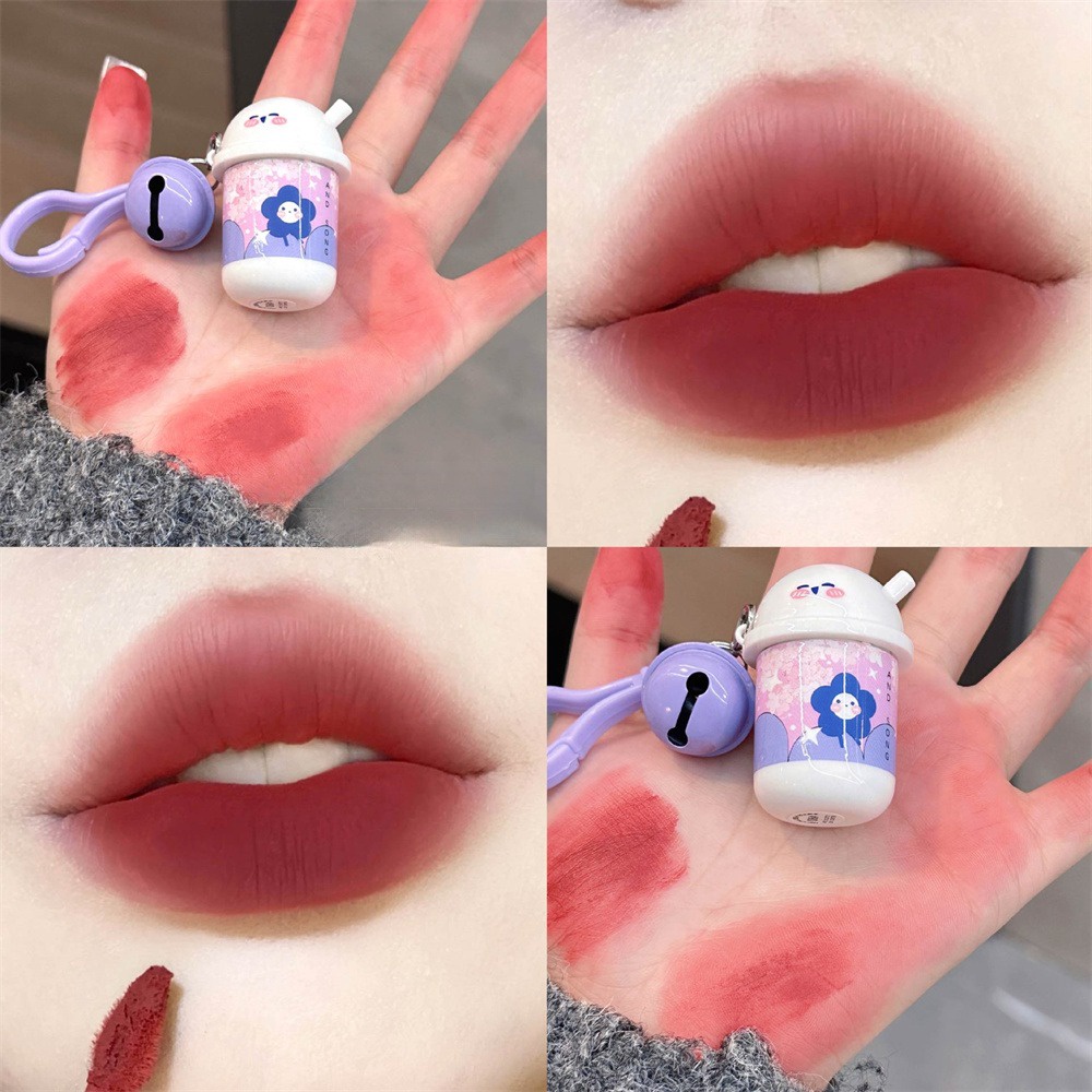 ⭐IN STOCK Son dưỡng ẩm giữ lớp trang điểm thoải mái Son trắng toàn thân Matte Lip Glaze Silky Velvet Lip Glaze Air Lip Glaze ⭐cocomall12