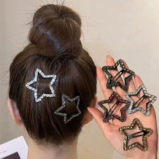 Kẹp tóc ngôi sao đính đá dễ thương 1 cái