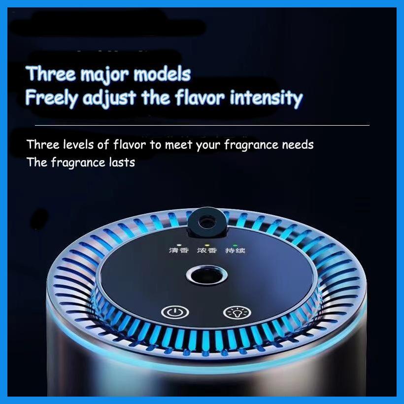 Thông Minh Máy Khuếch Tán Tinh Dầu Làm Mát Không Khí Xe Hơi Cao Cấp Có Đèn Sao alonvn
