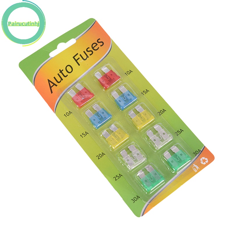Cầu Chì parucutin pop 10-30a Bằng Hợp Kim Kẽm Bền An Toàn Cho Xe Hơi vn