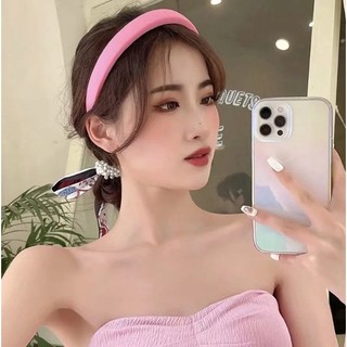 Bờm Tóc Bọt Biển Băng Đô Cài Tóc Nhiều Màu .