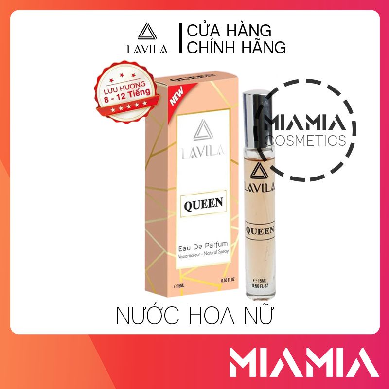 Nước Hoa Nữ Lavila Queen Mini 15ml Chính Hãng - Mùi Hương Ngọt Ngào Quyến Rũ