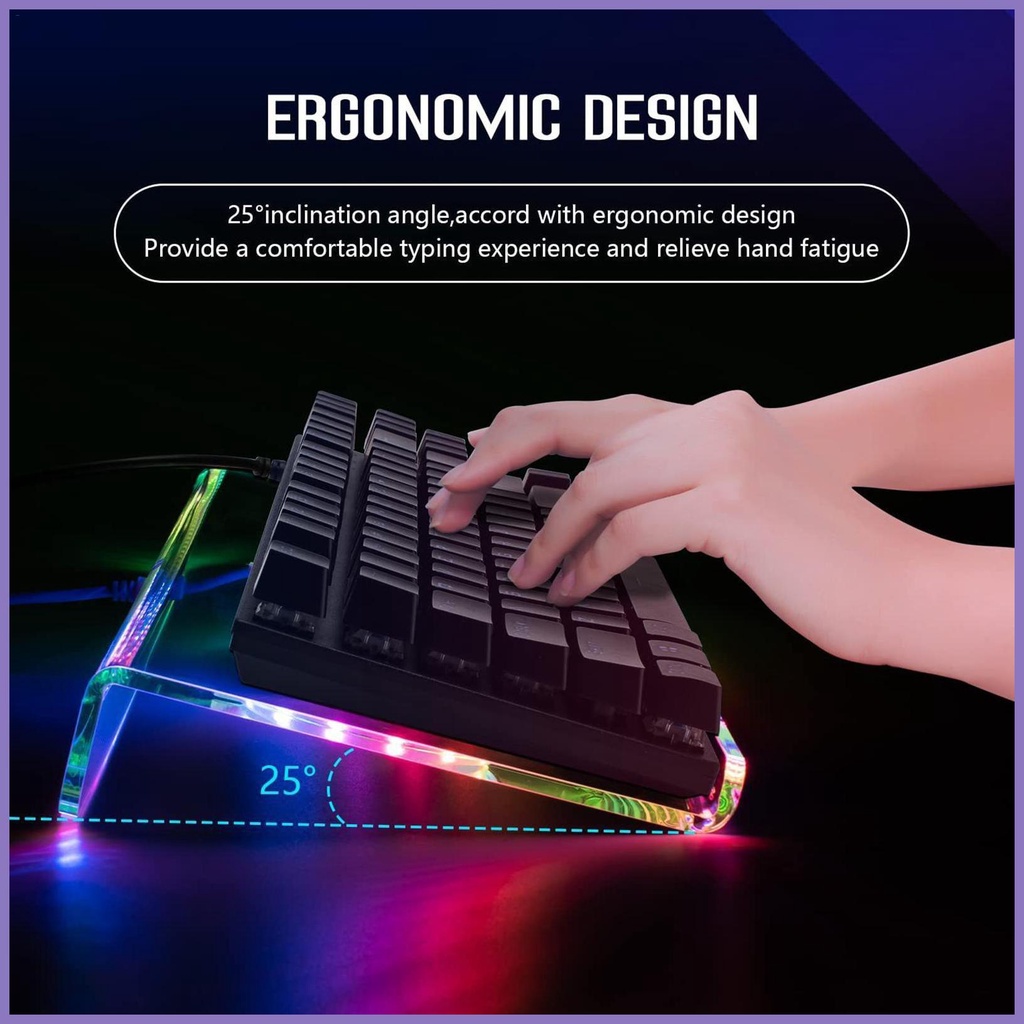 Giá Đỡ Nâng Bàn Phím Máy Tính Bằng acrylic Trong Suốt Tiện Dụng Cho Gia Đình nota2vn