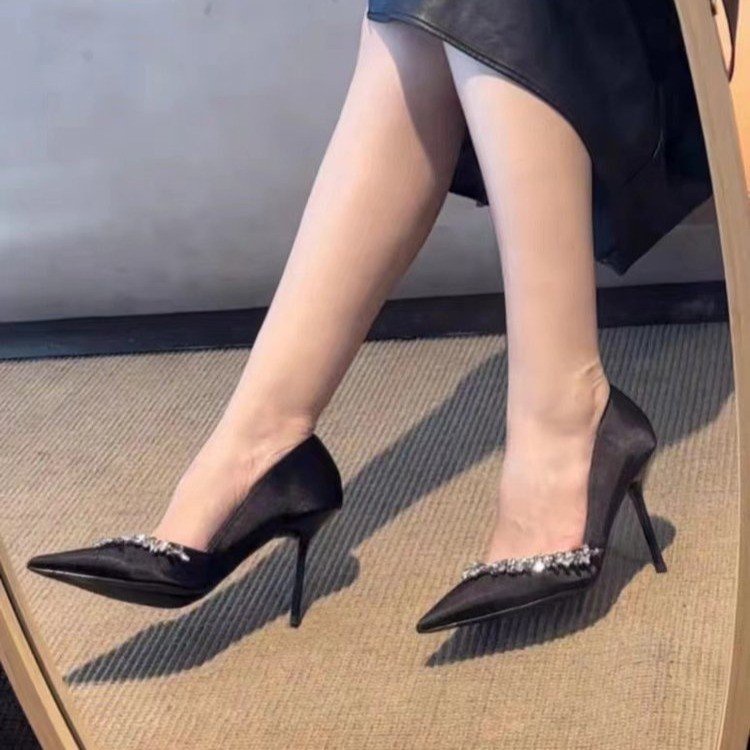 Giày Cao Gót Mũi Nhọn size 35-39 Thời Trang Thanh Lịch Cho Nữ