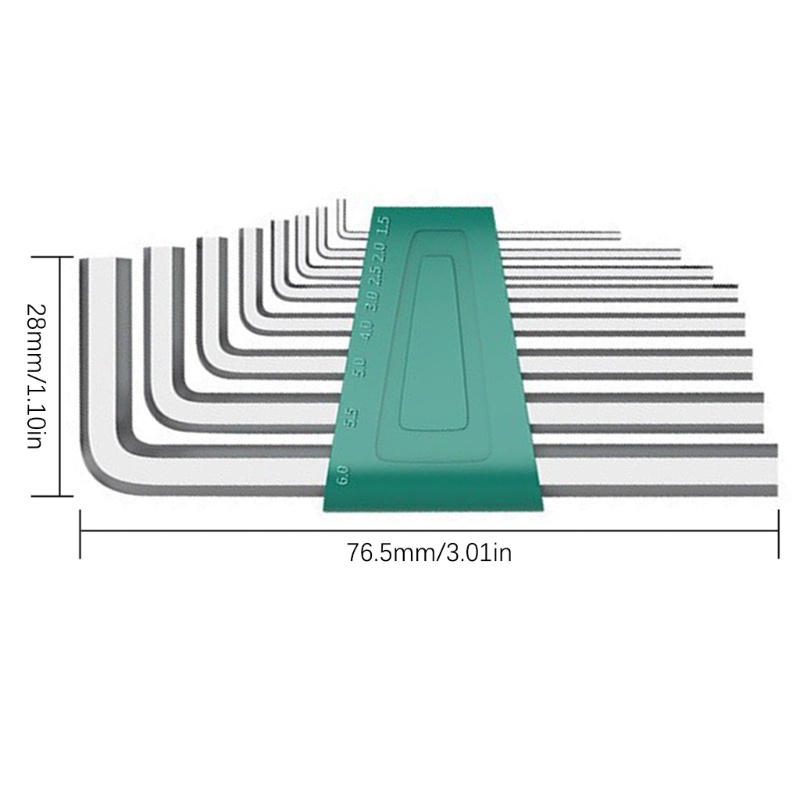 Bộ Cờ Lê Lục Giác Hình Chữ l 8 Món Dùng Sửa Chữa Xe Đạp / Xe Máy