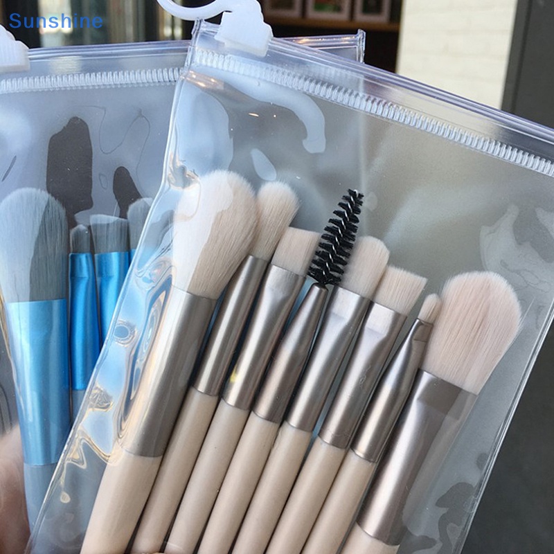 Set 8 Cọ Trang Điểm mini Tay Cầm Mềm Mại Tiện Dụng Cho Người Mới Bắt Đầu vn