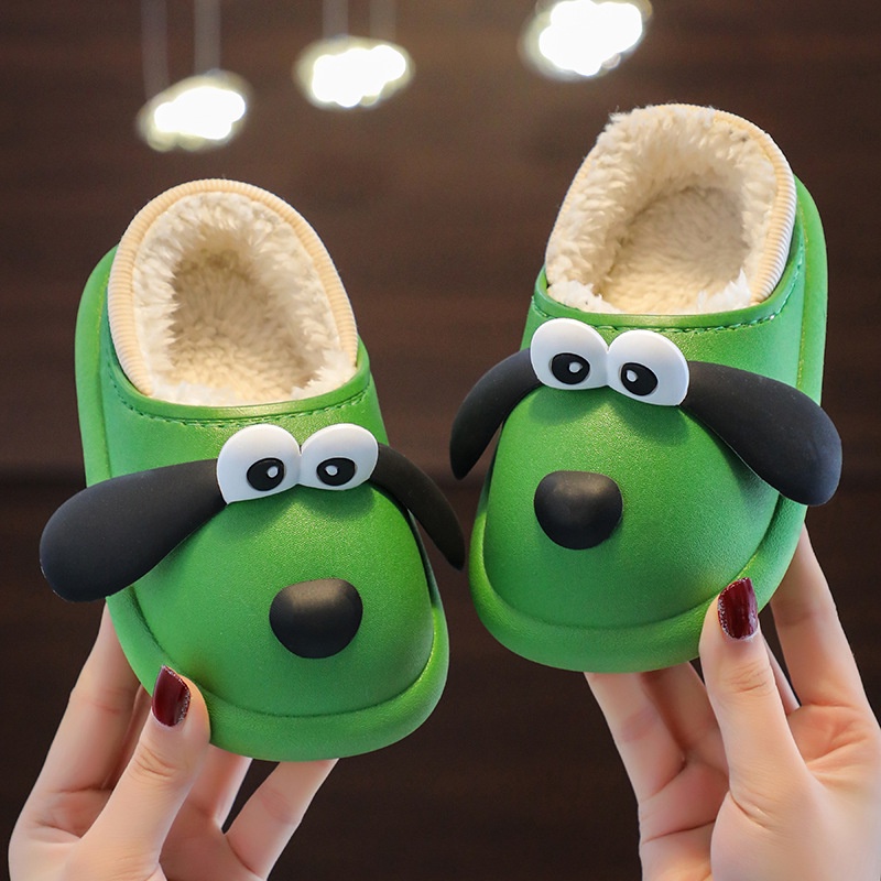 Dép Bông Đi Trong Nhà Hình Khủng Long Hoạt Hình Dễ Thương Cho Bé