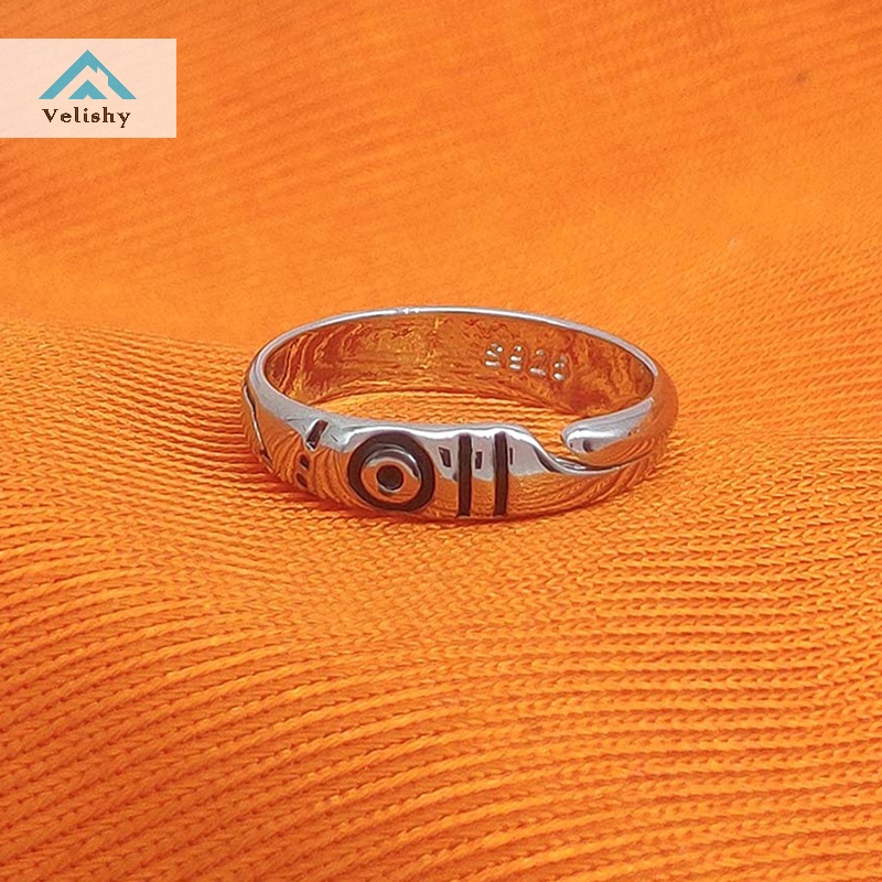 Velishy Nhẫn Hở Hóa Trang Nhân Vật anime jujutsu kaisen ryomen sukuna itadori yuji Bằng Kim Loại Có Thể Điều Chỉnh Kích Cỡ