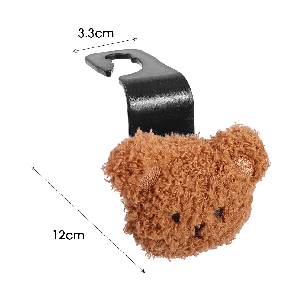 Móc Treo Đồ Đa Năng Hình Gấu Hoạt Hình Sáng Tạo Dễ Thương Gắn Ghế Sau Xe Hơi