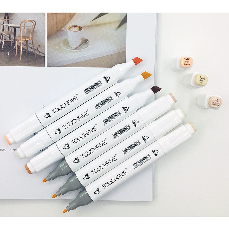 Bộ 12 Bút Đánh Dấu Thiết Kế Truyện Tranh Dễ Thương Dùng Vẽ Tranh