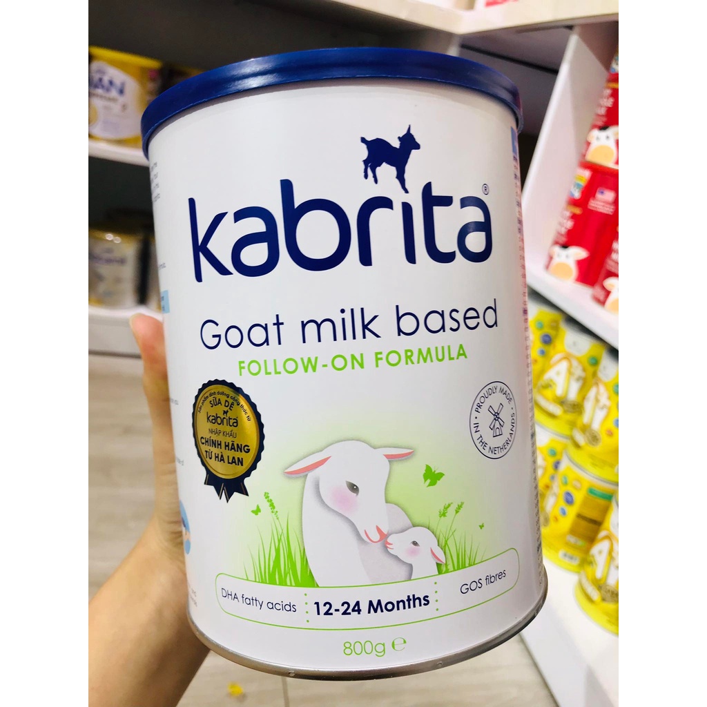 Date 2025 Sữa Kabrita Goat số 1 số 2 và số 3 800g