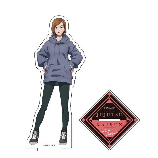 Mô hình Standee Jujutsu Kaisen Gojo Satoru Fushiguro Megumi Kugisaki Nobara Phụ kiện trang trí để bàn góc học tập