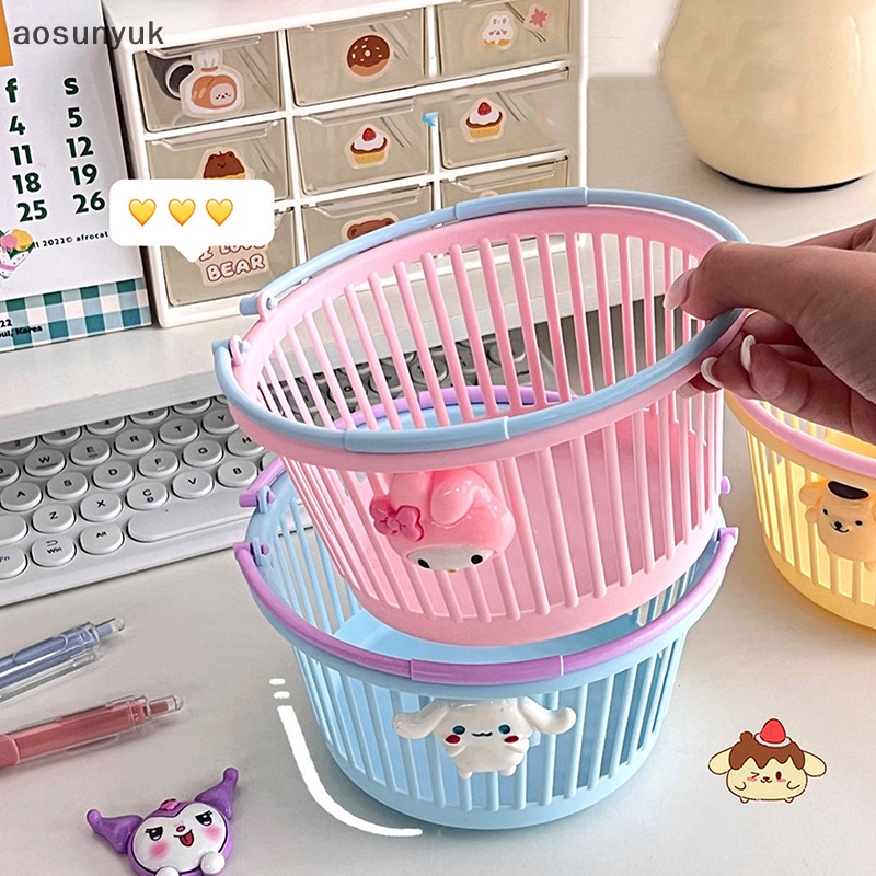 Aosunyuk Giỏ Đựng Văn Phòng Phẩm Để Bàn Họa Tiết anime Dễ Thương