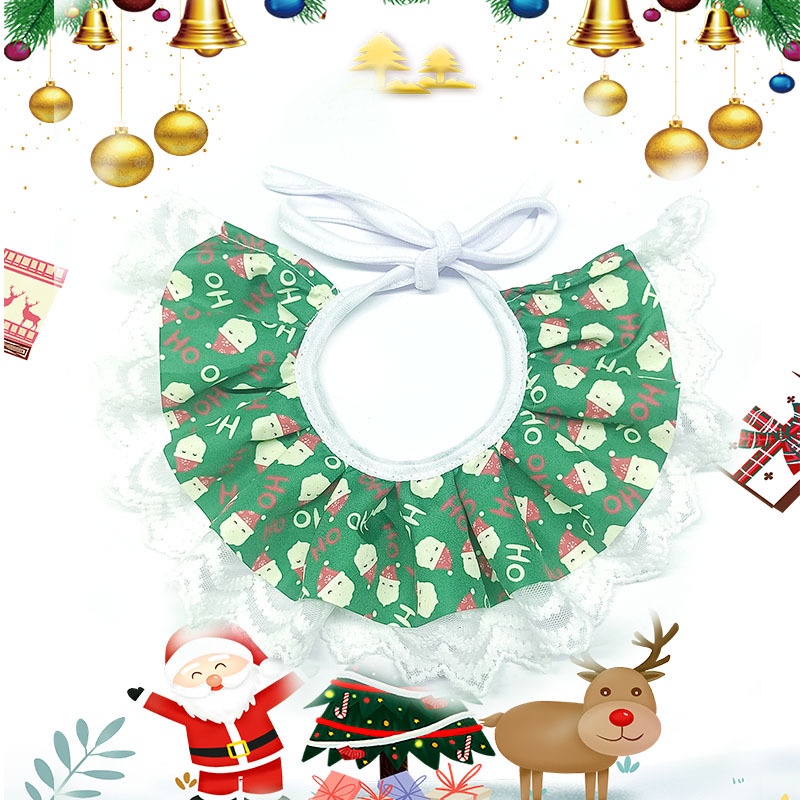 Khăn Choàng Cổ Họa Tiết Giáng Sinh Cho Thú Cưng