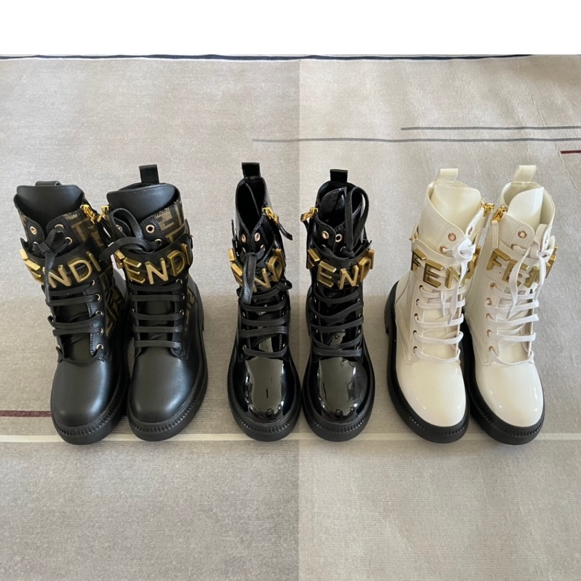 Mới Giày Bốt Da Màu Đen Phong Cách Cá Tính