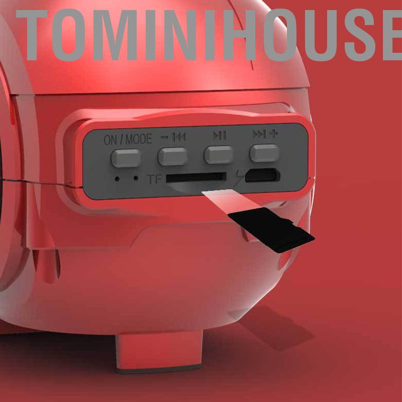 Tominihouse Speaker Innovative Mini Cartoon Character Deep Bass HiFi Stereo Outdoor  for Home