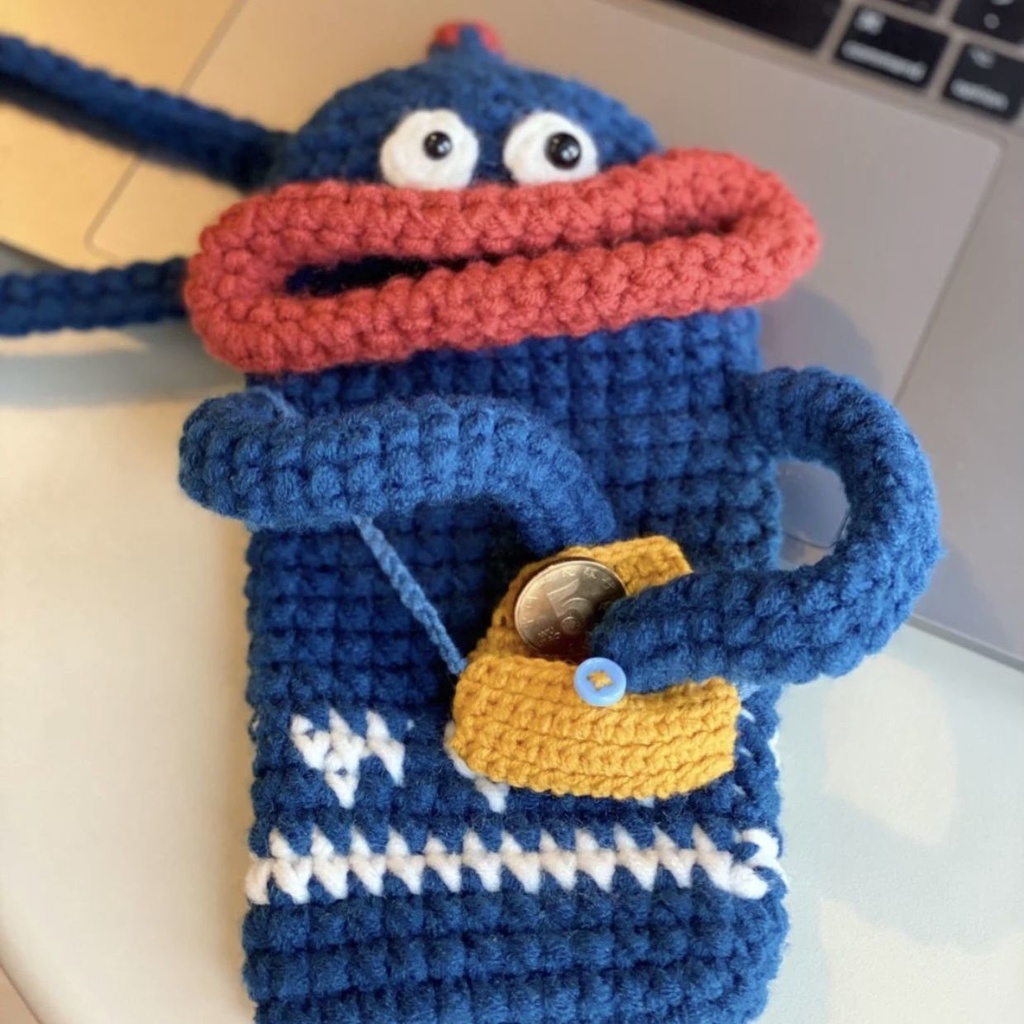 ✌Ưu Đãi Đặc Biệt Đãi Sẵn Sàng✌   Túi Đựng Điện Thoại Di Động Bằng Len Dệt Tay diy Cho Bạn Gái / apple huawei samsung