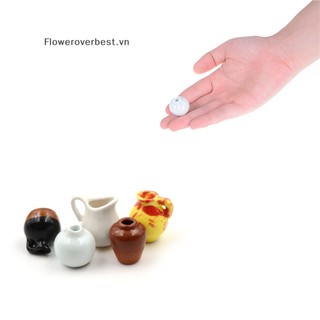 Bình hoa sứ trang trí nhà búp bê tỉ lệ 1: 12