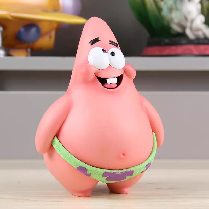 Mô Hình Nhân Vật Phim Hoạt Hình spongebob squarepants 10cm Bằng pvc Trang Trí Bàn Làm Việc