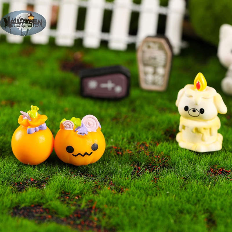 1 Bộ Đồ trang trí mini Chủ Đề halloween Trang Trí Nhà Búp Bê vn