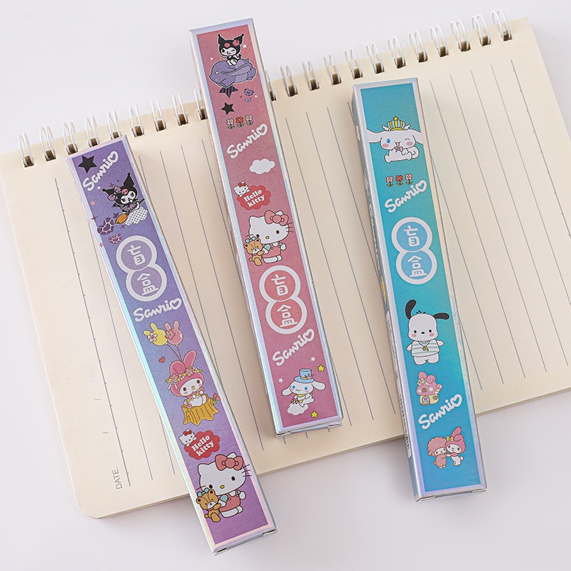 ⚡VẬN CHUYỂN NHANH⚡⚡ Bút Gel Sanrio Bút Bấm Ngẫu Nhiên 1 Chiếc Hello Kitty Cinnamoroll Kuromi My Melody Gel Ink Pen Bút Trung Tính Dùng Cho Trường Học, Văn Phòng, Dụng Cụ Viết