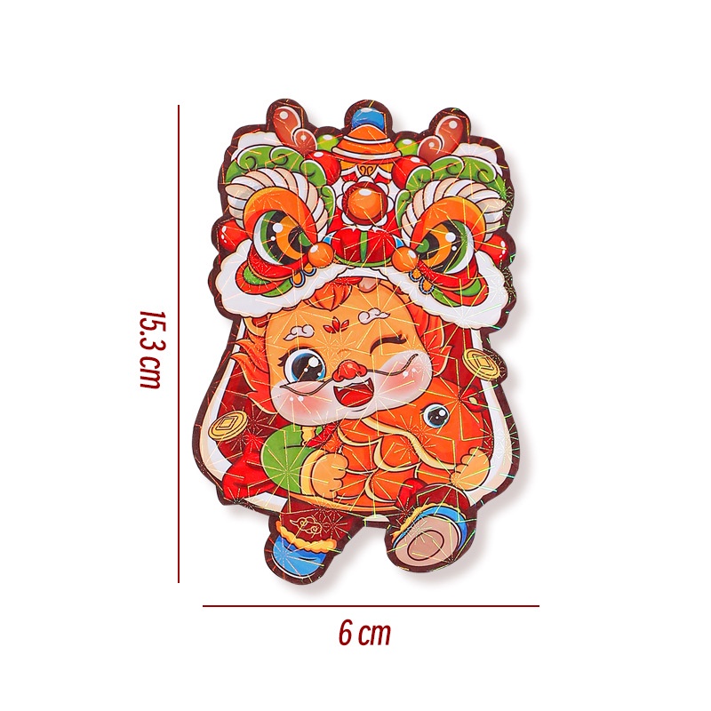 Set 6 Bao Lì Xì Năm Mới 2024 angpao Đỏ Chúc Mừng Năm Mới