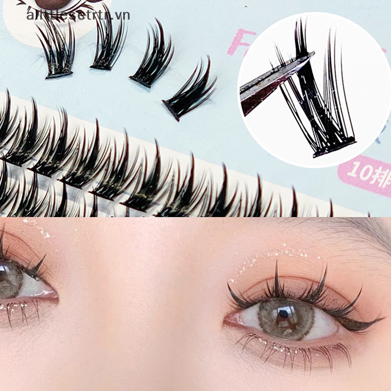 Alittlesetrtr Hộp Lông Mi Giả 12mm Tự Nhiên Nối Mi Trang Điểm Tự Nhiên vn