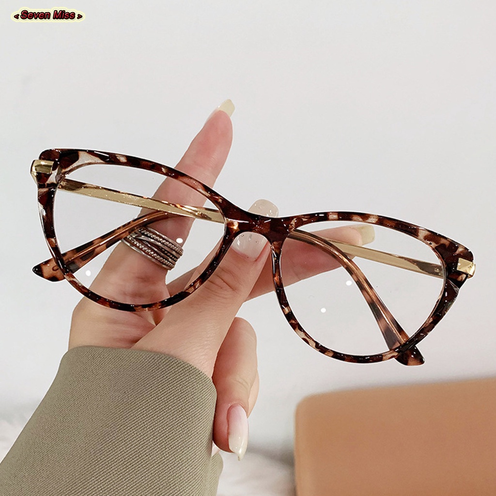 Kính Mát Mắt Mèo Gọng Kim Loại Chống Chói Mắt