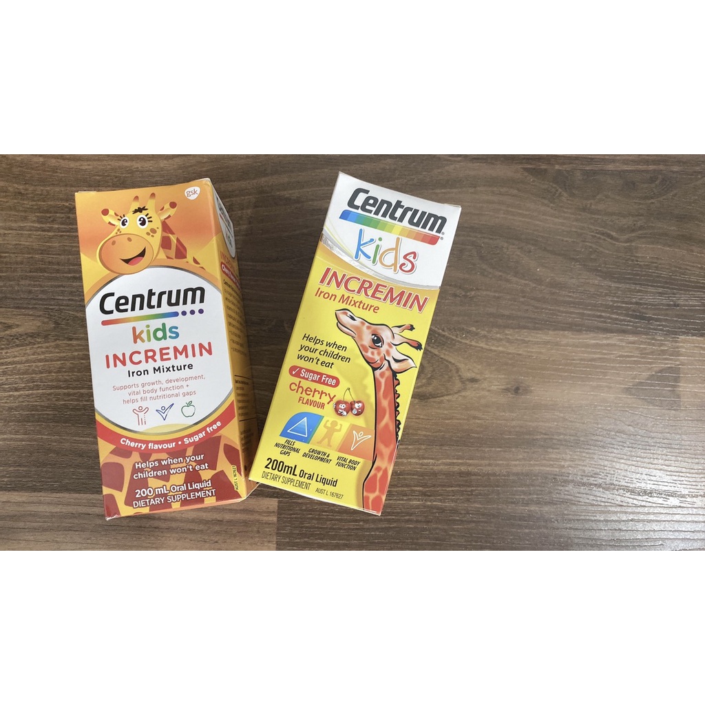 Centrum Kids cho trẻ biếng ăn, lọ 200ml, hàng Úc
