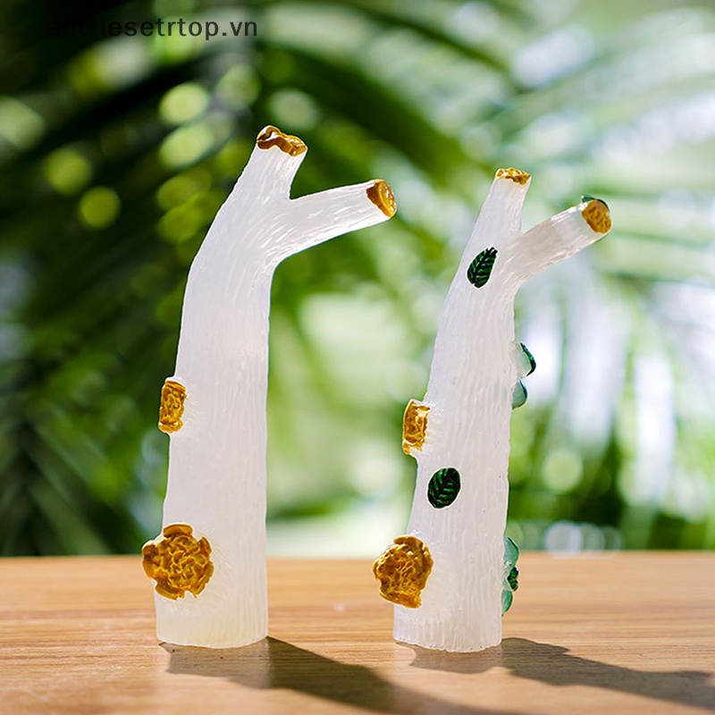 Alittlesetrtop Đồ trang trí Cây Phát Sáng Trong Bóng Tối mini Trang Trí Tiểu Cảnh