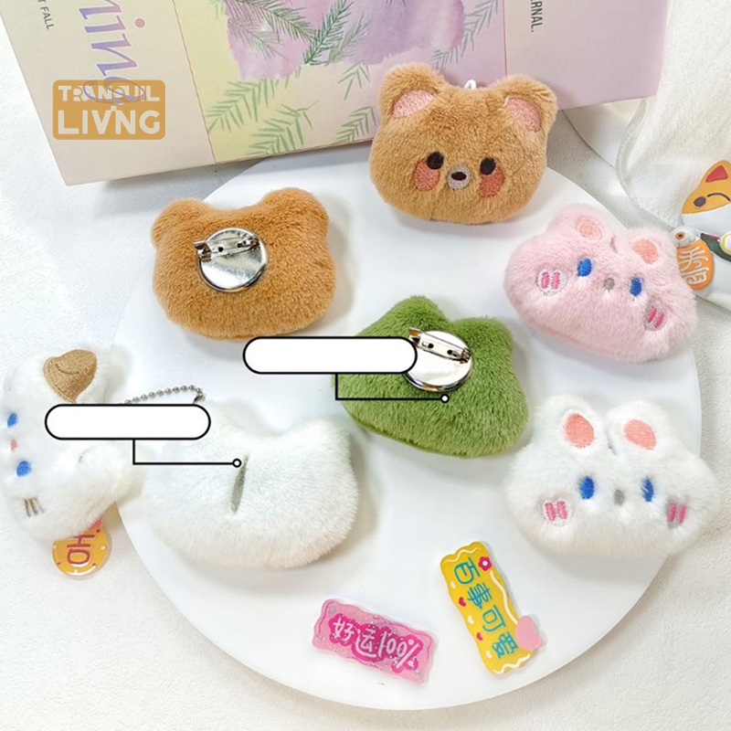 Ghim Cài Áo Hình Gấu Nhồi Bông Dễ Thương Thời Trang Nữ Và Trẻ Em M I