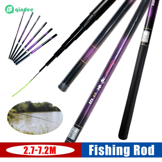 Cần Câu Cá Sợi Thủy Tinh Tay Cầm Bằng Sợi Thủy Tinh Cho Dòng Sông / Câu Cá Ngoài Trời