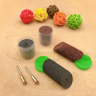 Hộp 36 đá cắt mài mini + 2 thanh trục giữ đá. Dùng cho máy khoan mài cắt cầm tay mini