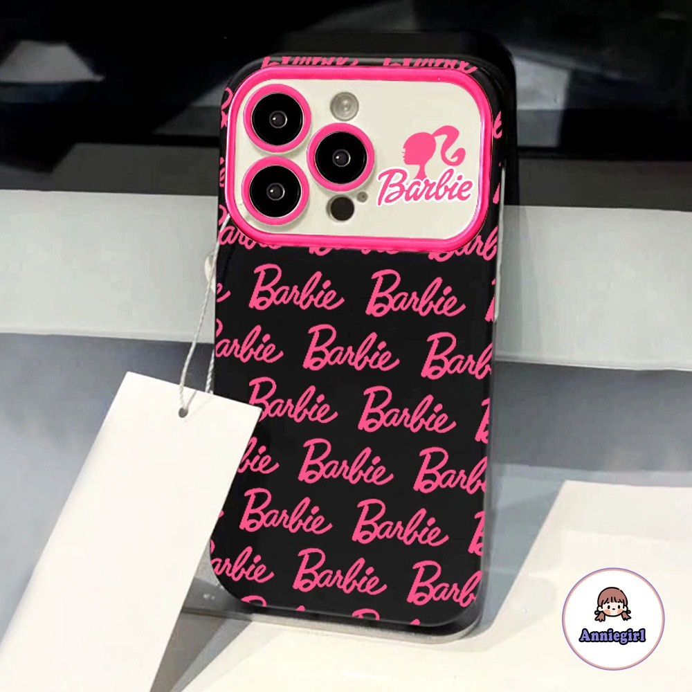 Ốp Điện Thoại tpu Mềm In Hình Công Chúa barbie Màu Hồng Cho iphone 11 15 14 pro max 13 pro max 12 x xs xs max xr 7 8 plus