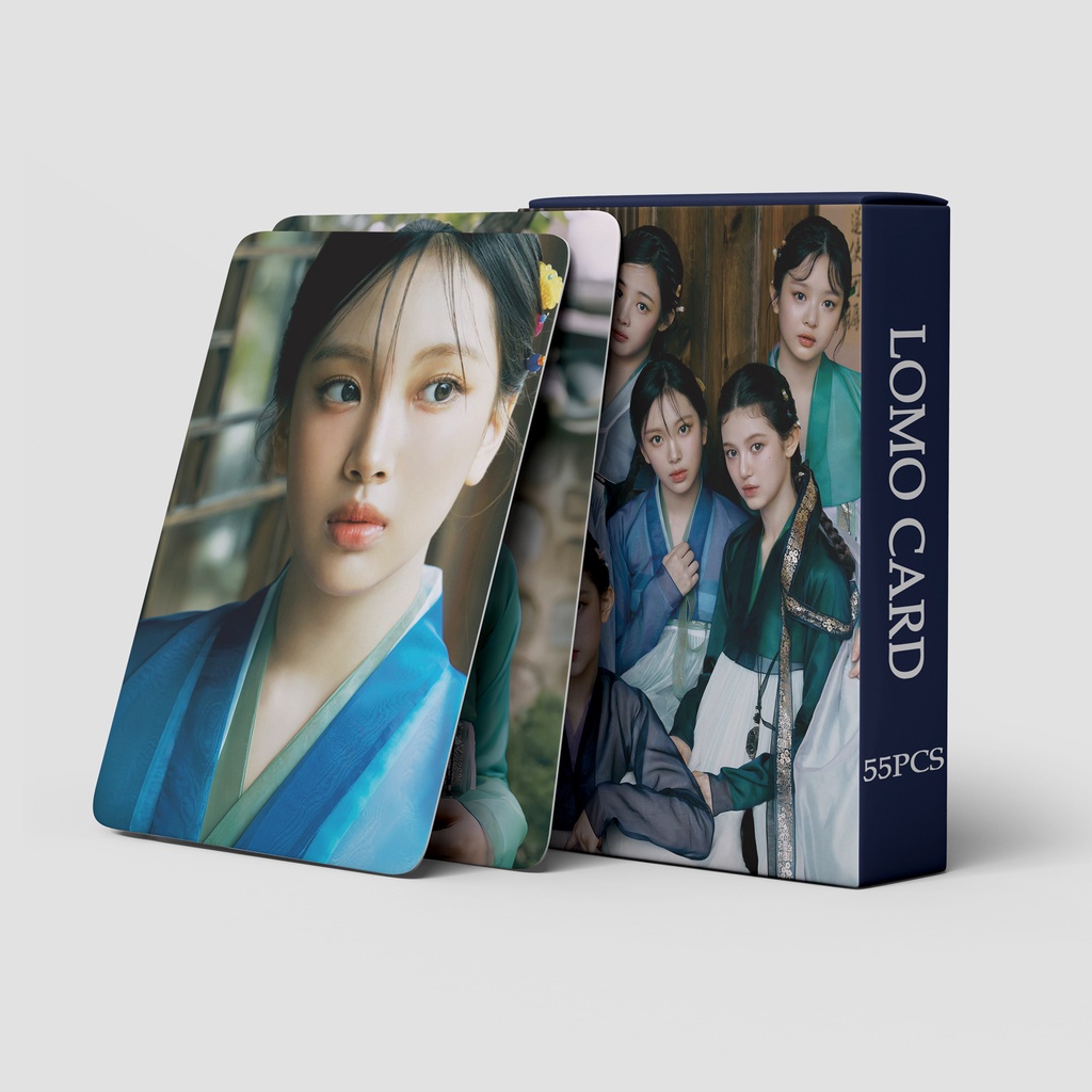 Hộp 55 Tấm Hình lomo card Nhóm Nhạc newjeans
