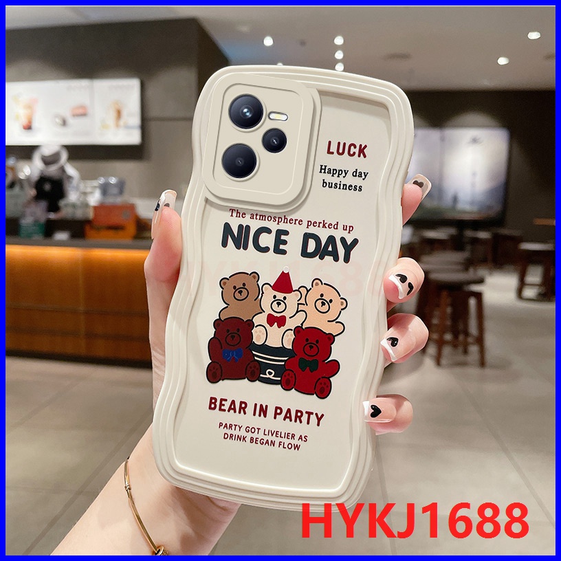 Ốp lưng Realme C35 ốp lưng Realme Narzo 50A Prime Ốp Điện Thoại Silicon tpu Họa Tiết Gợn Sóng Cho realme c35 realme narzo 50a prime DBL