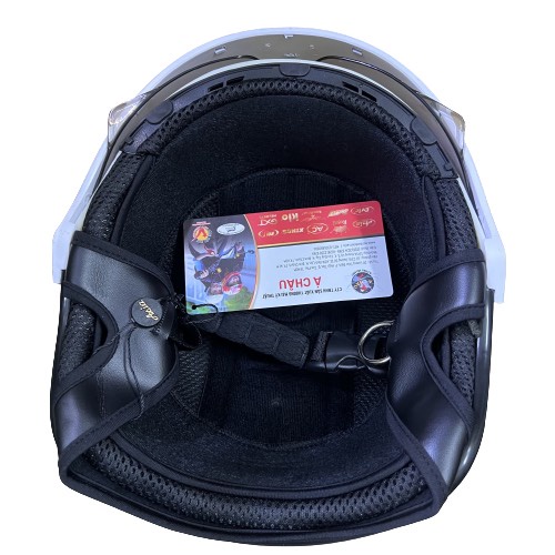 NÓN BẢO HIỂM KÍNH ÂM - LÓT THÁO RỜI - ỐP TAI CAO CẤP ASIA MT268 – Vòng đầu 55-58cm – Hàng Chính Hãng – Bảo Hành 12 Tháng