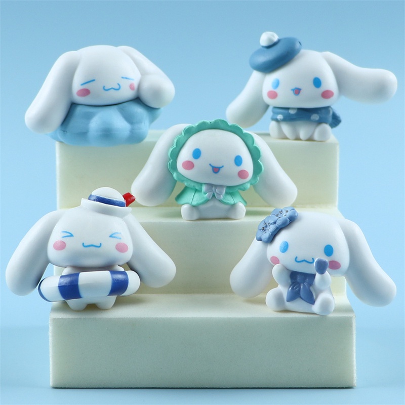 Set 5 Đồ trang trí Nhân Vật Phim Hoạt Hình sanrio Đáng Yêu