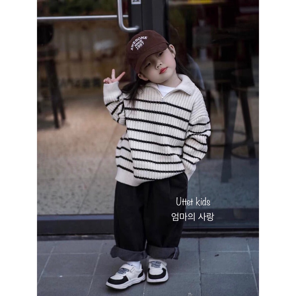 ÁO LEN PHONG CÁCH HÀN QUỐC PHÙ HỢP CHO BÉ GÁI VÀ BÉ TRAI RẤT ĐẸP