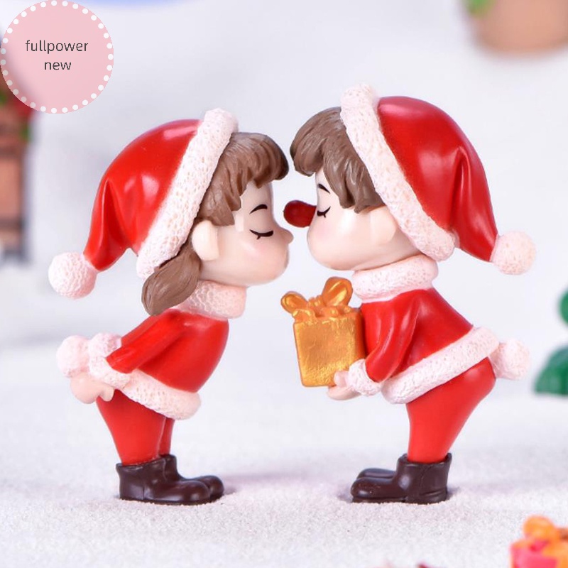 Toàn Bộ Tượng Cặp Đôi Trang Trí Vườn Giáng Sinh